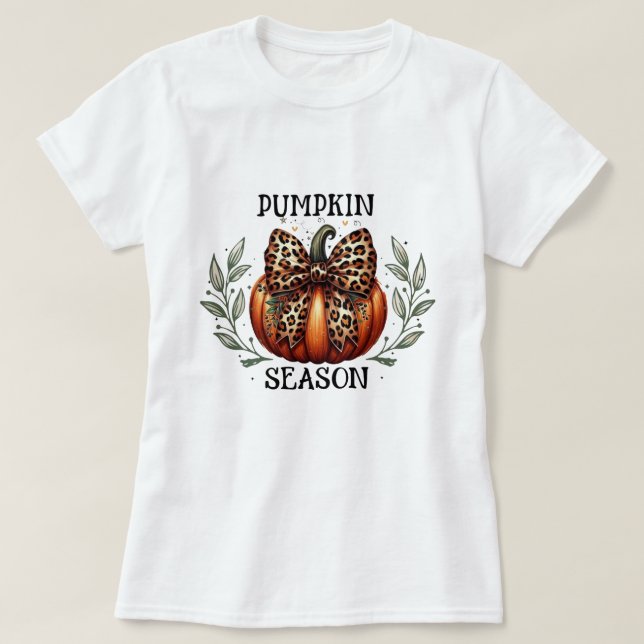 Coquette Pumpkin T Shirt (Design framsida)