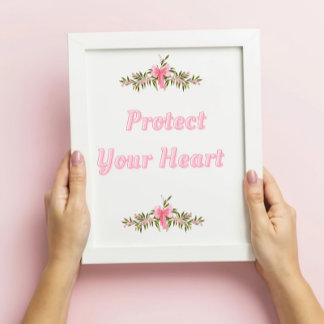 Coquette Quote Wall Art - Ljus rosa Bow-Blommigt Poster