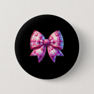 Coquette Rosa and White Bow Play Valentine Bow Wi Knapp