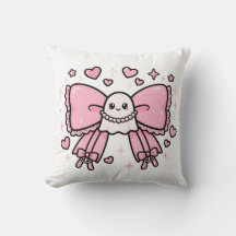 Coquette Rosa Båg Kudd