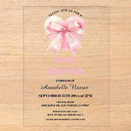 Coquette Rosa Band Rosett Flickas Babyfirande