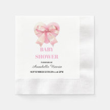 Coquette Rosa Band Rosett Flickas Babyfirande