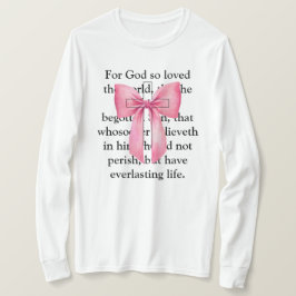 Coquette Rosa Bible Verse Kor Sweatshirt T Shirt