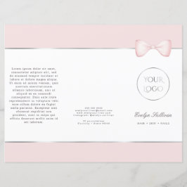 Coquette rosa bow brochyr