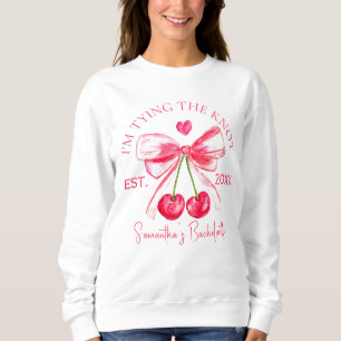 Coquette Rosa Bow Cherry Möhipparty T Shirt