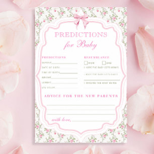 Coquette Rosa Bow Kärlek Shack Predictions for Bab