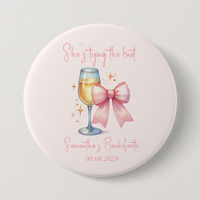 Coquette Rosa Bow Möhippa  Knapp (Framsida)