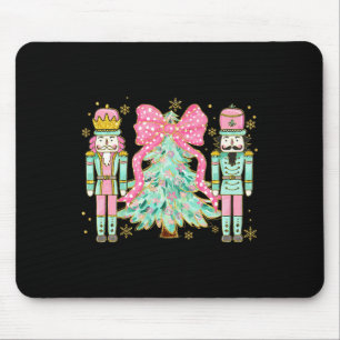 Coquette Rosa Bow Nutcracker Julgran Preppy Musmatta