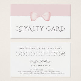 Coquette rosa-förmånskort visitkort