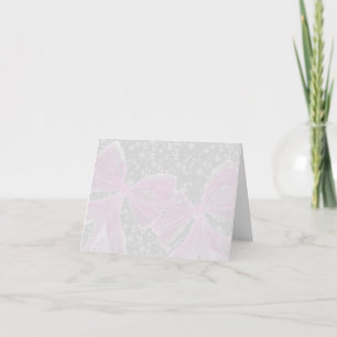 Coquette Rosa genomskinliga slingor Tack Kort