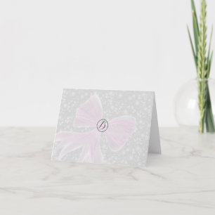 Coquette Rosa genomskinliga slingor Tack Kort