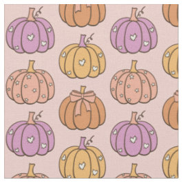 Coquette Rosa Halloween Flicka Pumpa Preppy Tyg