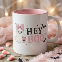 Coquette Rosa Hey Boo Spöke Halloween Söt 