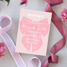Coquette Rosa Ribbon Bow