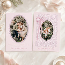 Coquette Rosa Slinga Grandmillennial Familjejul