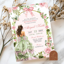 Coquette Royal Garden Sage  Rosa Quinceanera