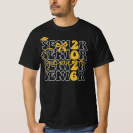 Coquette Senior 2026 Gyllene Båge Examen Pojke T Shirt