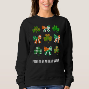 Coquette Shamrock PROUD IRISH-AMERICAN St Patricks T Shirt