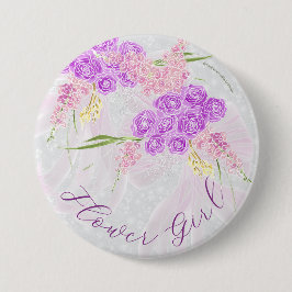 Coquette Sheer Pink båge Bouquet FG Knapp