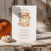 Coquette Snöre Ghost Halloween 1:a födelsedagen