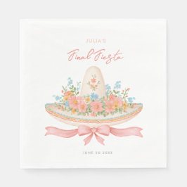 Coquette  SombreroFinal Fiesta Margarita Pappersservett