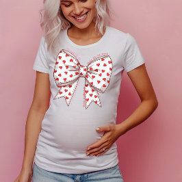 Coquette Swehoney Bow Mamma to be, gravid T Shirt