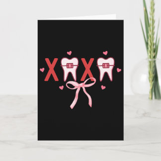 Coquette Tand Xoxo Tandläkare Hygienist Tandläkart Kort