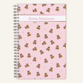 Coquette Teddy Bear Notebook