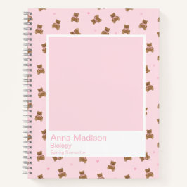 Coquette Teddy Bears Notebook