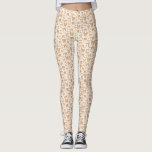 Coquette Terracotta Bows Hand plockade Mönster Leggings<br><div class="desc">Coquette- och vismbalar med hand plockade illustration av terrakotta-bågar och -hjärtan.</div>
