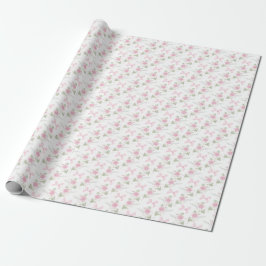 Coquette Toile De Jouy Pink Bow Wrapping Paper Presentpapper