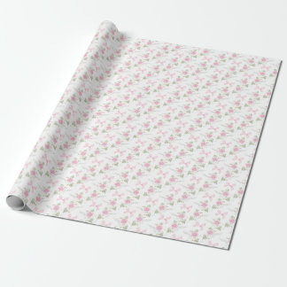 Coquette Toile De Jouy Pink Bow Wrapping Paper Presentpapper