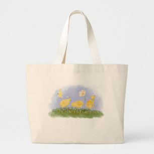 Coquette Vår Chicks and Daisys Tote Bag Jumbo Tygkasse
