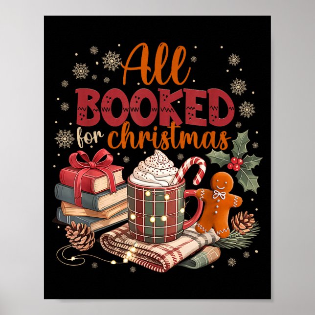 Coquette Xmas Book Lover, Santa Cocoa, All I Want  Poster (Framsidan)