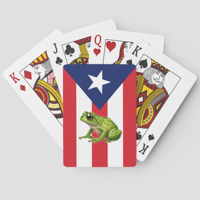 Coqui Puerto Rico-spelkort Casinokort (Baksidan)