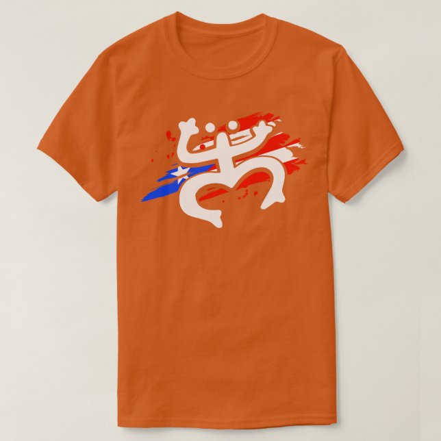 Coqui Puerto Rico Taino T Shirt (Design framsida)