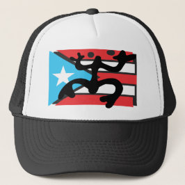 Coqui sobre la Bandera de Puerto Rico Keps