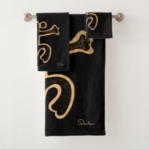 Coqui Taino Boricua Bath Towel Set