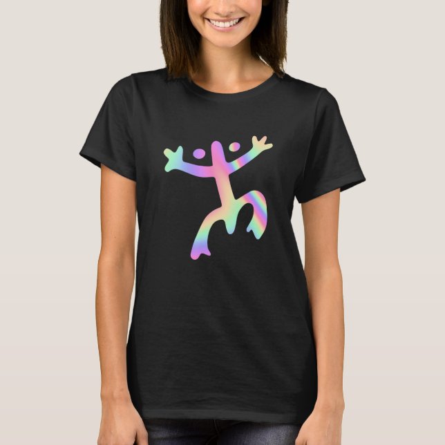 Coqui Taino Frog Puerto Rico Boricua Manar Kvinnor T Shirt (Framsida)