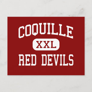 Coquille - Red Djävulen - High - Coquille Oregon Vykort