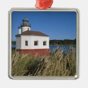 Coquille River fyr, Oregon, USA Julgransprydnad Metall