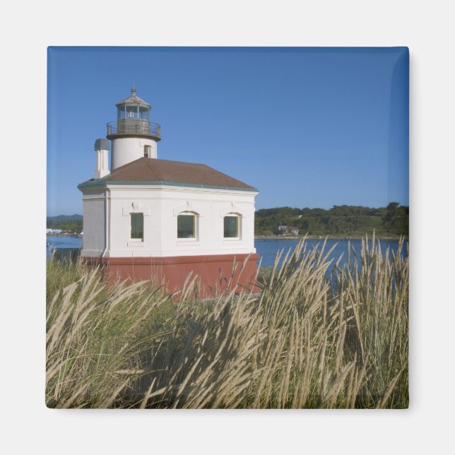 Coquille River fythouse, Oregon, USA Magnet (Framsidan)