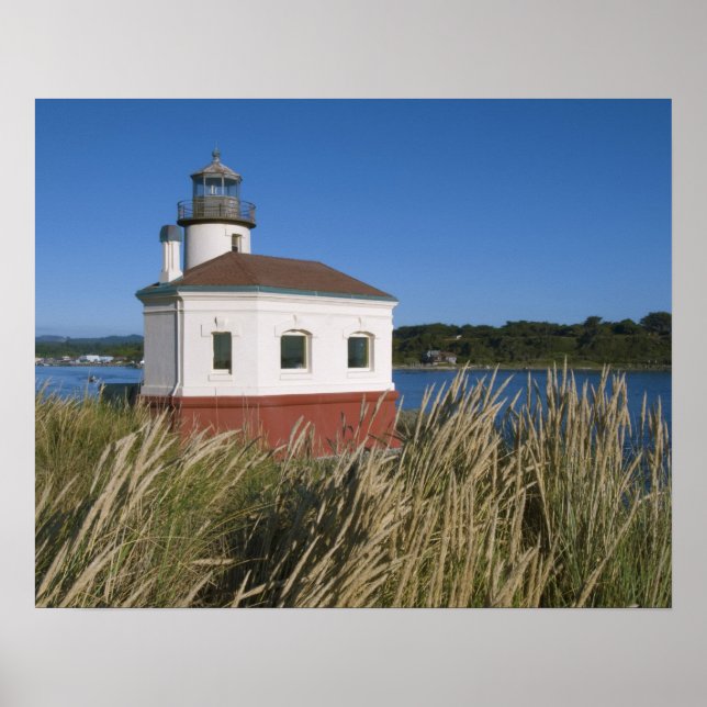 Coquille River fythouse, Oregon, USA Poster (Framsidan)