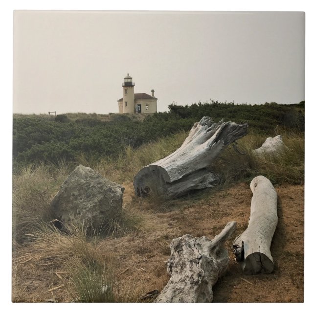Coquille River Lighthouse, ELLER Kakelplatta (Framsidan)