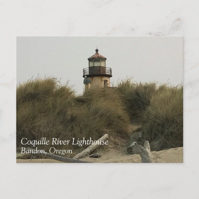 Coquille River Lighthouse, ELLER Vykort (Framsida)