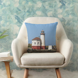 Coquille River Lighthouse i Bandon Oregon Kudde