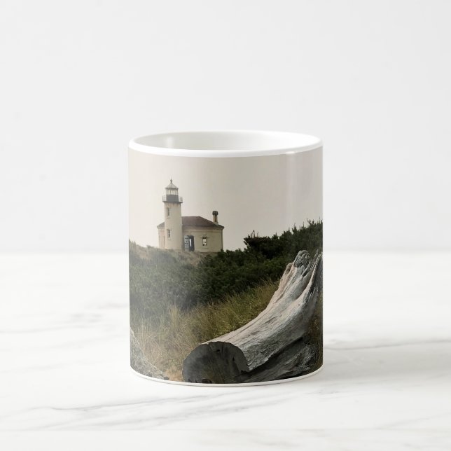 Coquille River Lighthouse, Oregon Kaffemugg (Center)