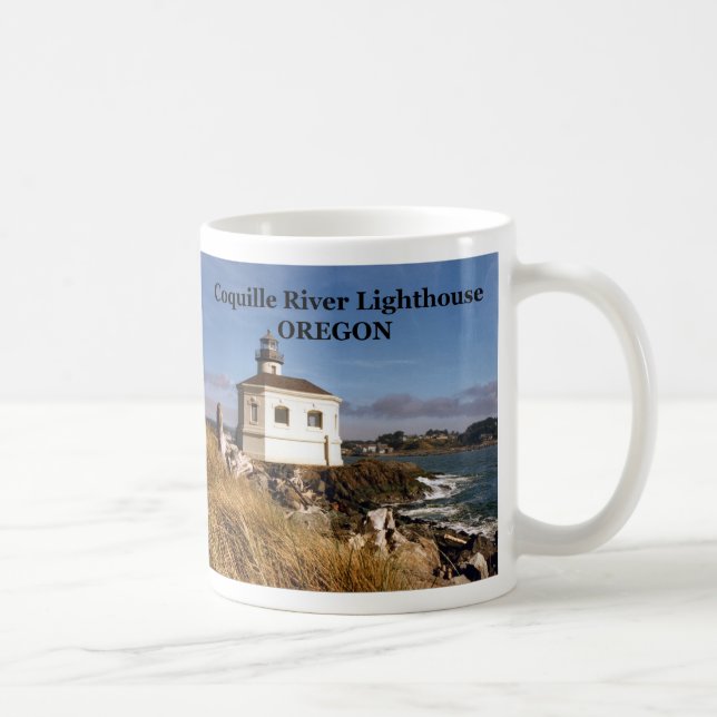 Coquille River Lighthouse, Oregon Mugg (Höger)