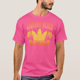 Coquina Beach Florida Fl Surfa Sunset Surfer T Shirt