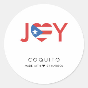 Coquito Joy Mat och dryck Etikett Set
